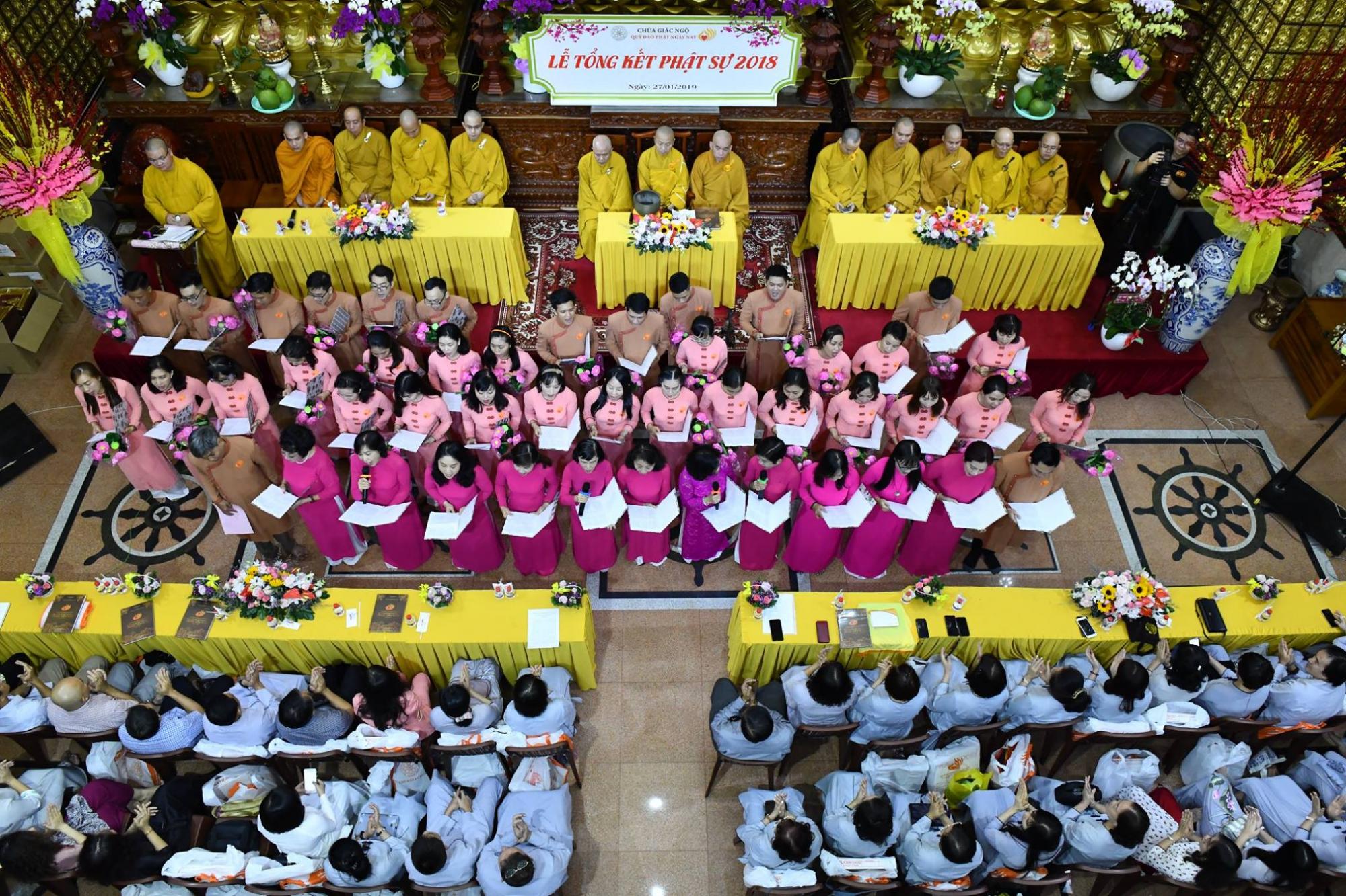 TỔNG KẾT PHẬT SỰ NĂM 2018 CHÙA GIÁC NGỘ VÀ TỔNG KẾT CHẶNG ĐƯỜNG 05 NĂM HOẠT ĐỘNG CỦA QUỸ ĐẠO PHẬT NGÀY NAY