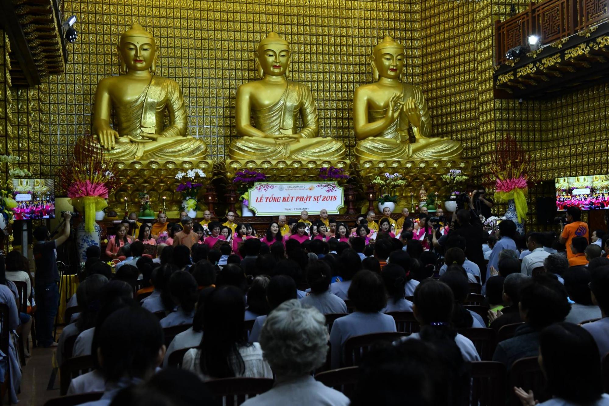 TỔNG KẾT PHẬT SỰ NĂM 2018 CHÙA GIÁC NGỘ VÀ TỔNG KẾT CHẶNG ĐƯỜNG 05 NĂM HOẠT ĐỘNG CỦA QUỸ ĐẠO PHẬT NGÀY NAY