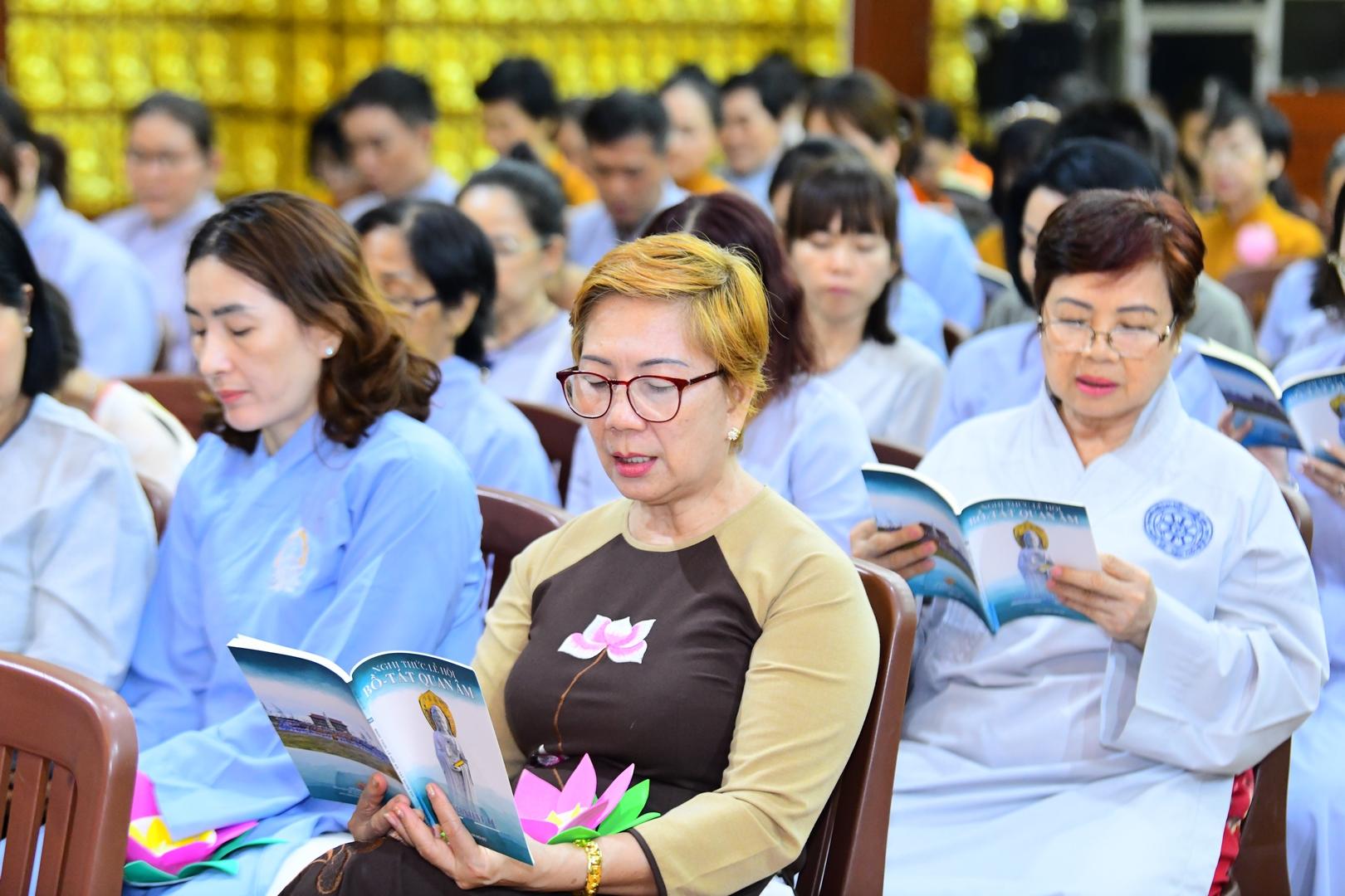 Lễ tưởng niệm Bồ tát Quan Thế Âm Đản sinh tại Chùa Giác Ngộ (Quận 10, TP.HCM)