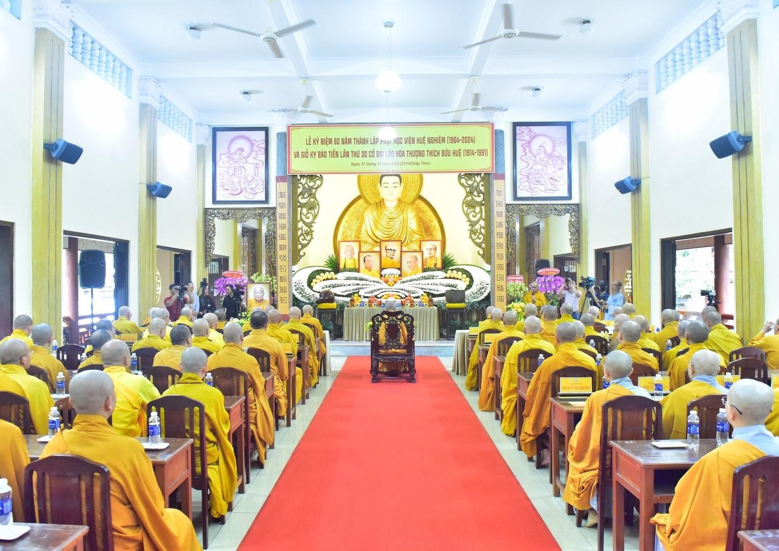 Lễ Kỷ niệm 60 năm thành lập Phật học viện Huệ Nghiêm (1964 - 2024)