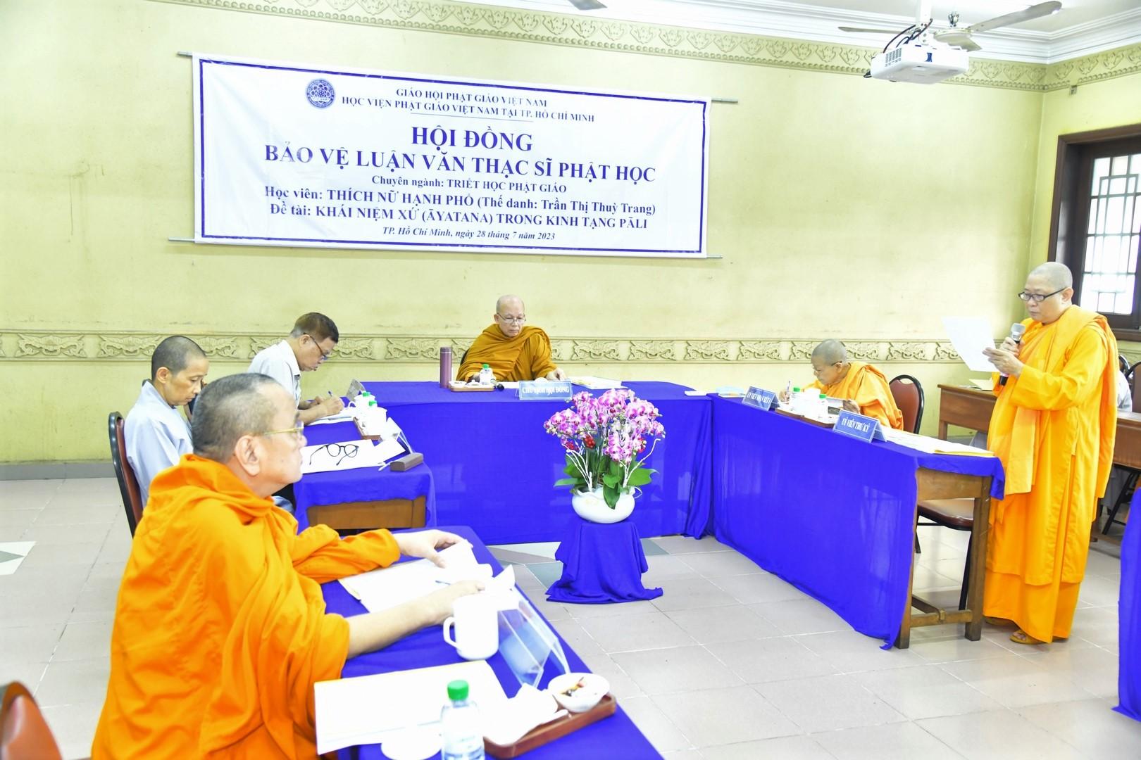 Mở 13 Hội đồng chấm luận văn Thạc sĩ Phật học cho Học viên Cao học tại Học viện PGVN tại TP.HCM